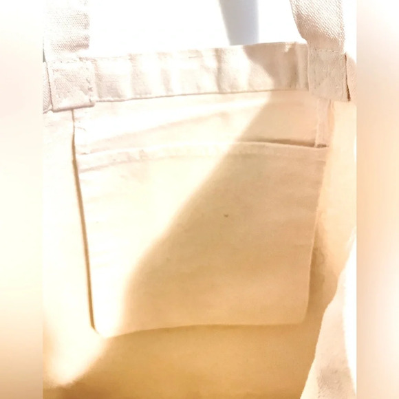 Canvas Tote Bags with Inner Pocket & Buckle Closure cotton polyester 12oz - Picture 3 of 4